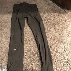 Lululemon leggings Olive green size 4